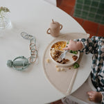 Mushie Silicone Training Cup with Straw for Toddlers and Babies - 