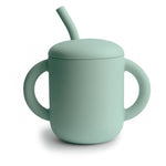 Mushie Silicone Training Cup with Straw for Toddlers and Babies - Everetts Place Boutique - 