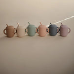 Mushie Silicone Training Cup with Straw for Toddlers and Babies - Everetts Place Boutique - 