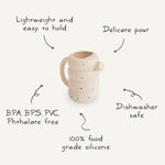 Mushie Silicone Watering Can for Kids Bath Time Fun and Motor Skill Development - Everetts Place Boutique - 