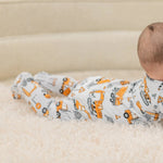 Sweet Bamboo Silky Soft Zipper Footie with 2 Way Zipper for Comfortable Babies - 