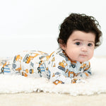 Sweet Bamboo Silky Soft Zipper Footie with 2 Way Zipper for Comfortable Babies - 