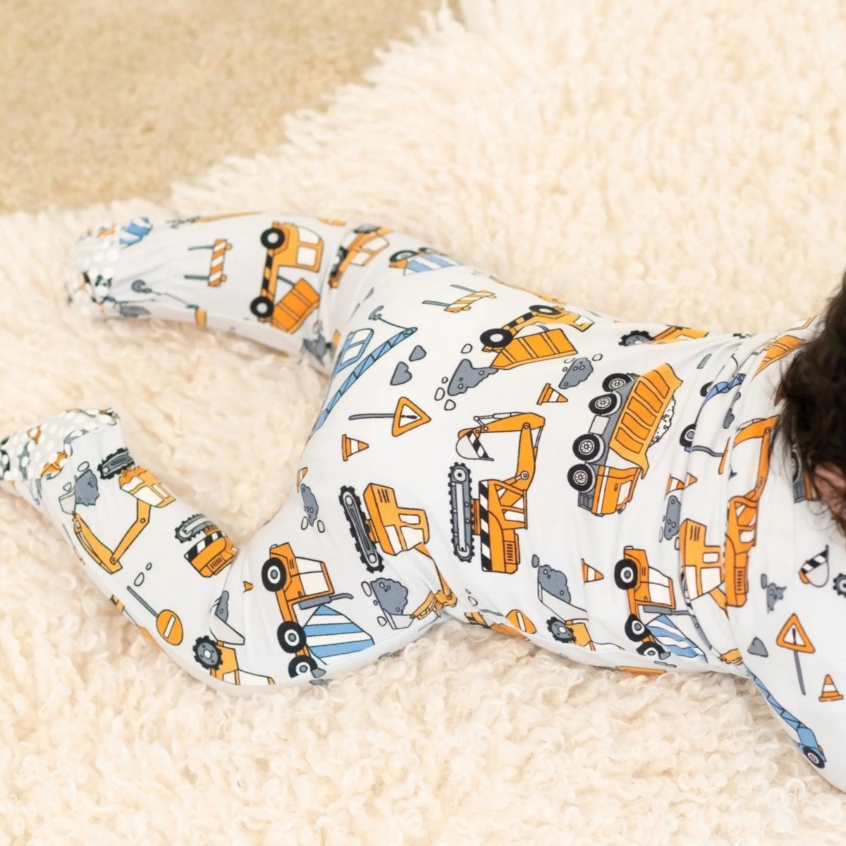 Sweet Bamboo Silky Soft Zipper Footie with 2 Way Zipper for Comfortable Babies - 