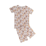 Sweet Bamboo Silky Summer Pajamas Set with Adorable Short Sleeve for Kids - 