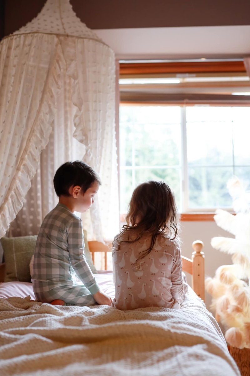 Little Joy Co. Silly Goose on the Loose 2pc Bamboo Pajamas - 