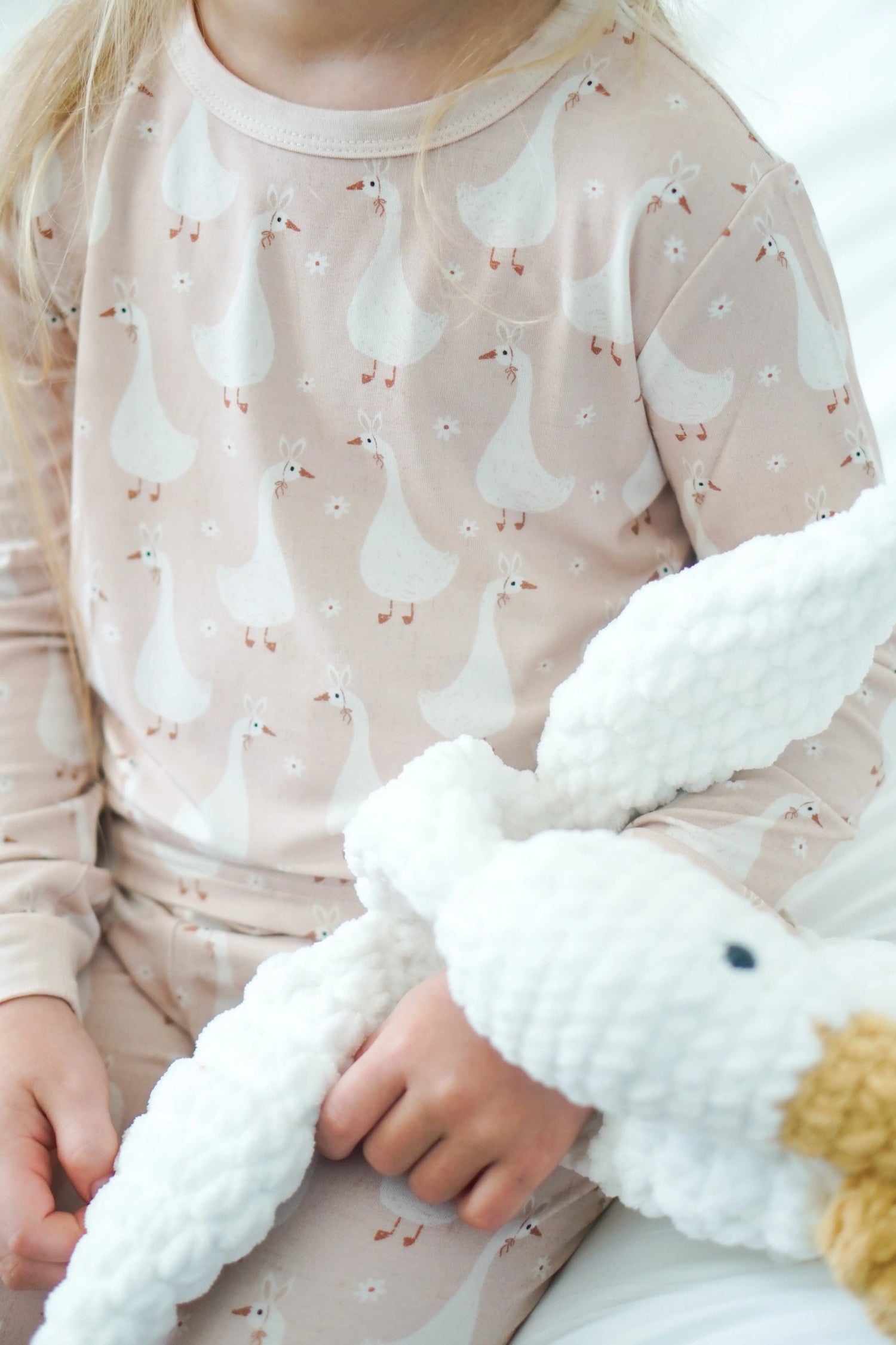 Little Joy Co. Silly Goose on the Loose 2pc Bamboo Pajamas - 