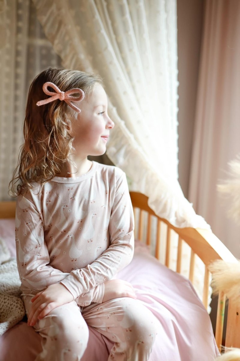 Little Joy Co. Silly Goose on the Loose 2pc Bamboo Pajamas - 