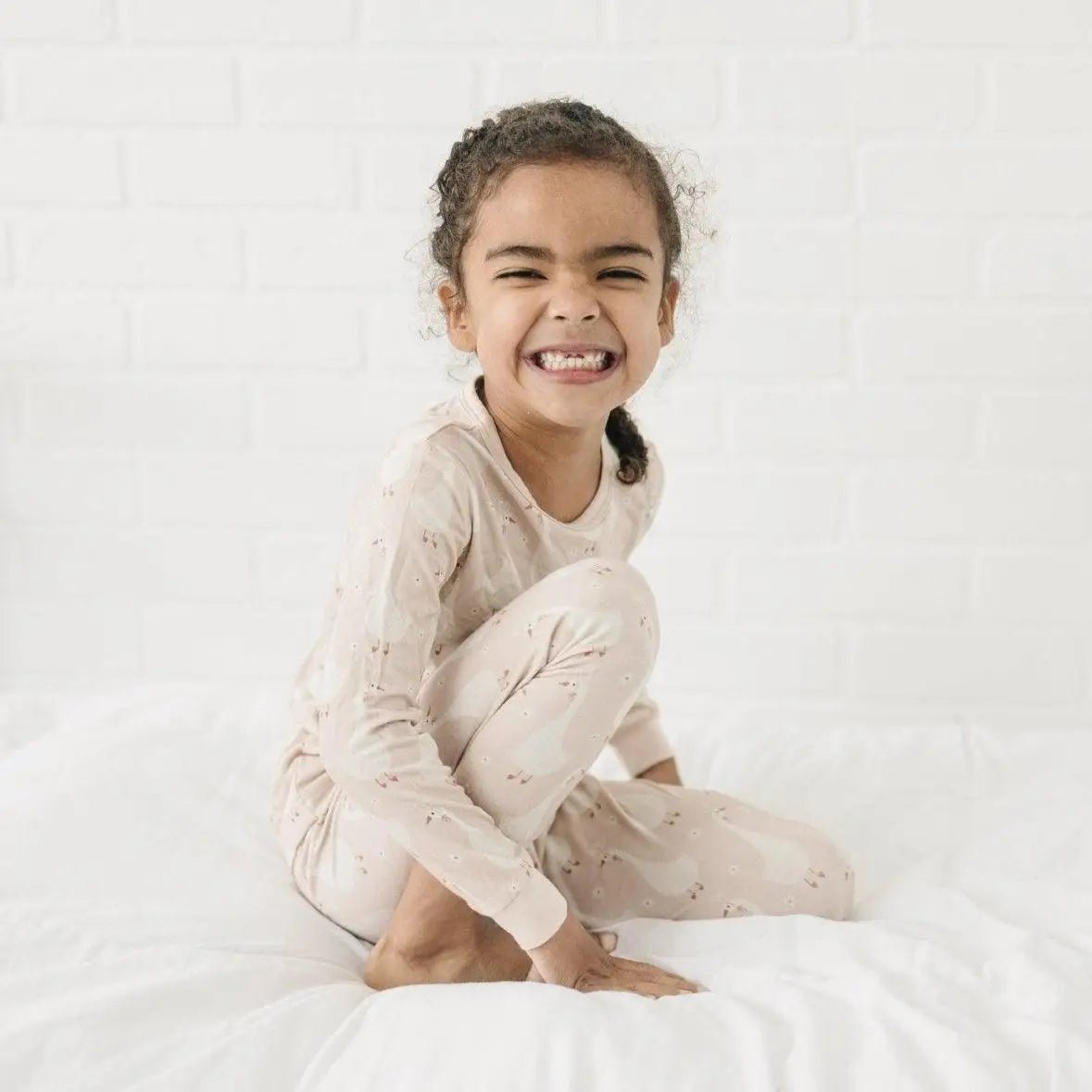Little Joy Co. Silly Goose on the Loose 2pc Bamboo Pajamas - 