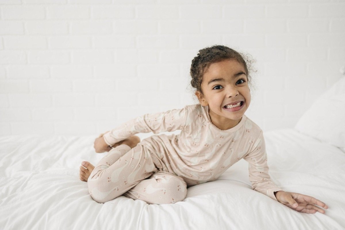 Little Joy Co. Silly Goose on the Loose 2pc Bamboo Pajamas - 