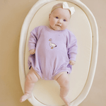 Little Joy Co. Silly Goose Sweatshirt Romper For Babies In Multiple Colors - Everetts Place Boutique - 