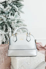 Mila & Rose ® Silver Metallic Girl's Crossbody Purse - 