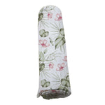 Newcastle Classics Silver Pink Orchid Bamboo Swaddle Blanket for Infants and Newborns - 