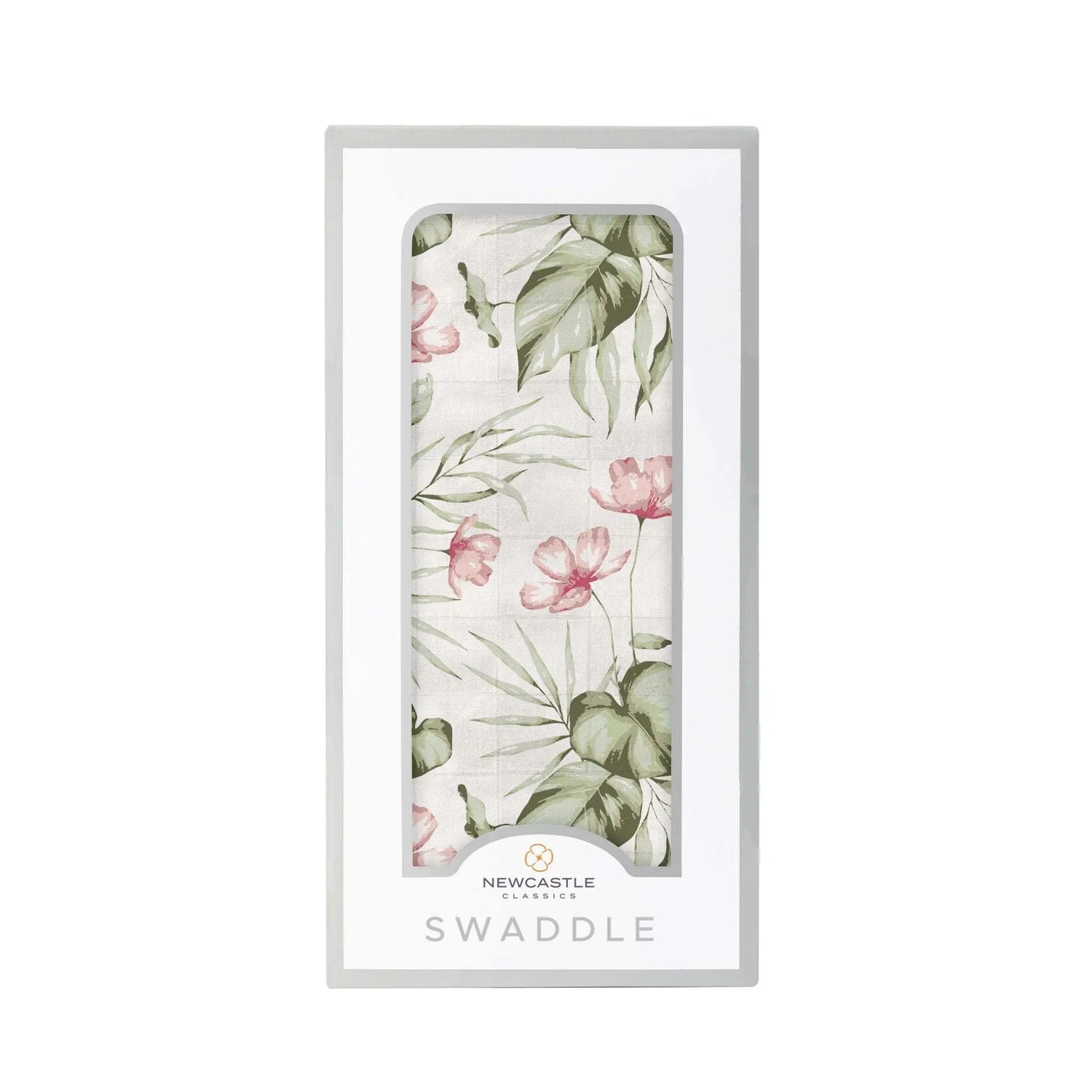 Newcastle Classics Silver Pink Orchid Bamboo Swaddle Blanket for Infants and Newborns - Baby & Toddler > Swaddling & Receiving Blankets > Swaddling Blankets Bamboo Swaddle