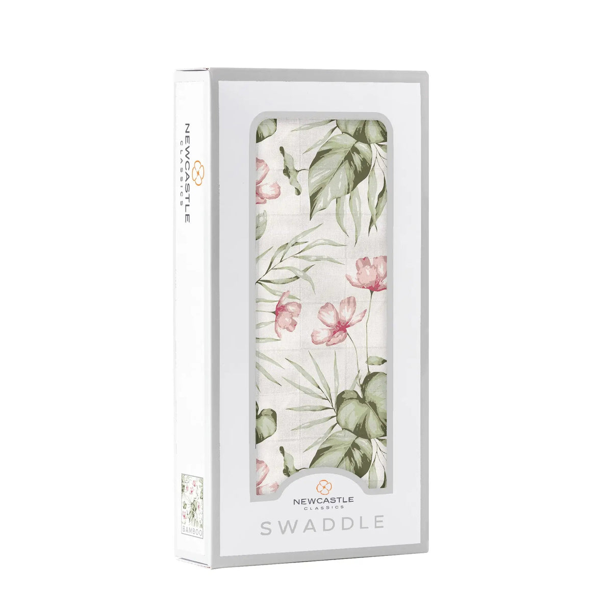 Newcastle Classics Silver Pink Orchid Swaddle - 