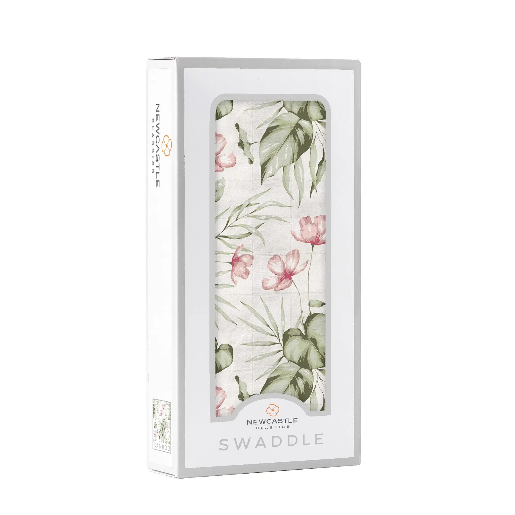 Newcastle Classics Silver Pink Orchid Swaddle - 