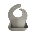 Silicone Baby Bib, Polka Dot Print by Mushie
