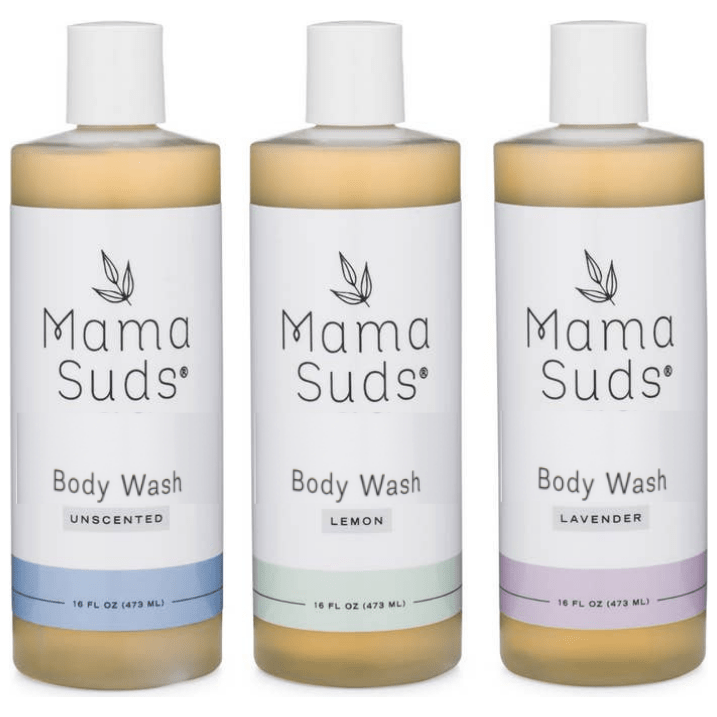 MamaSuds Simple Body Wash Soap with Lavender Essential Oils for Gentle Cleansing - 