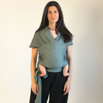 Modern Nursery organic cotton baby wrap, soft and breathable.