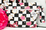 Texas Tushies Sissy Check Mini Wet Bag with Handle for Snacks and Diapers on the Go - Baby & Toddler > Diapering > Diaper Wet Bags