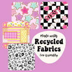 Texas Tushies Sissy Check Mini Wet Bag with Handle for Snacks and Diapers on the Go - Baby & Toddler > Diapering > Diaper Wet Bags