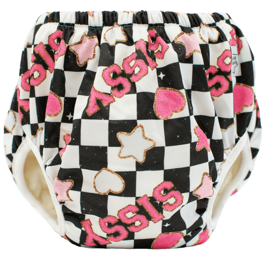 Sissy Check Training Pants for Potty Training with Bamboo Lining and Leak Protection Texas Tushies