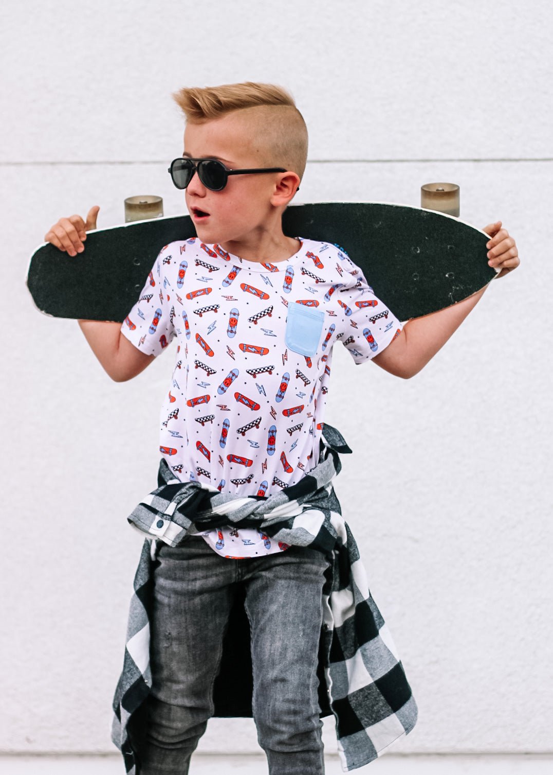 DREAM BIG LITTLE CO SKATE OF MIND DREAM POCKET TEEEveretts Place