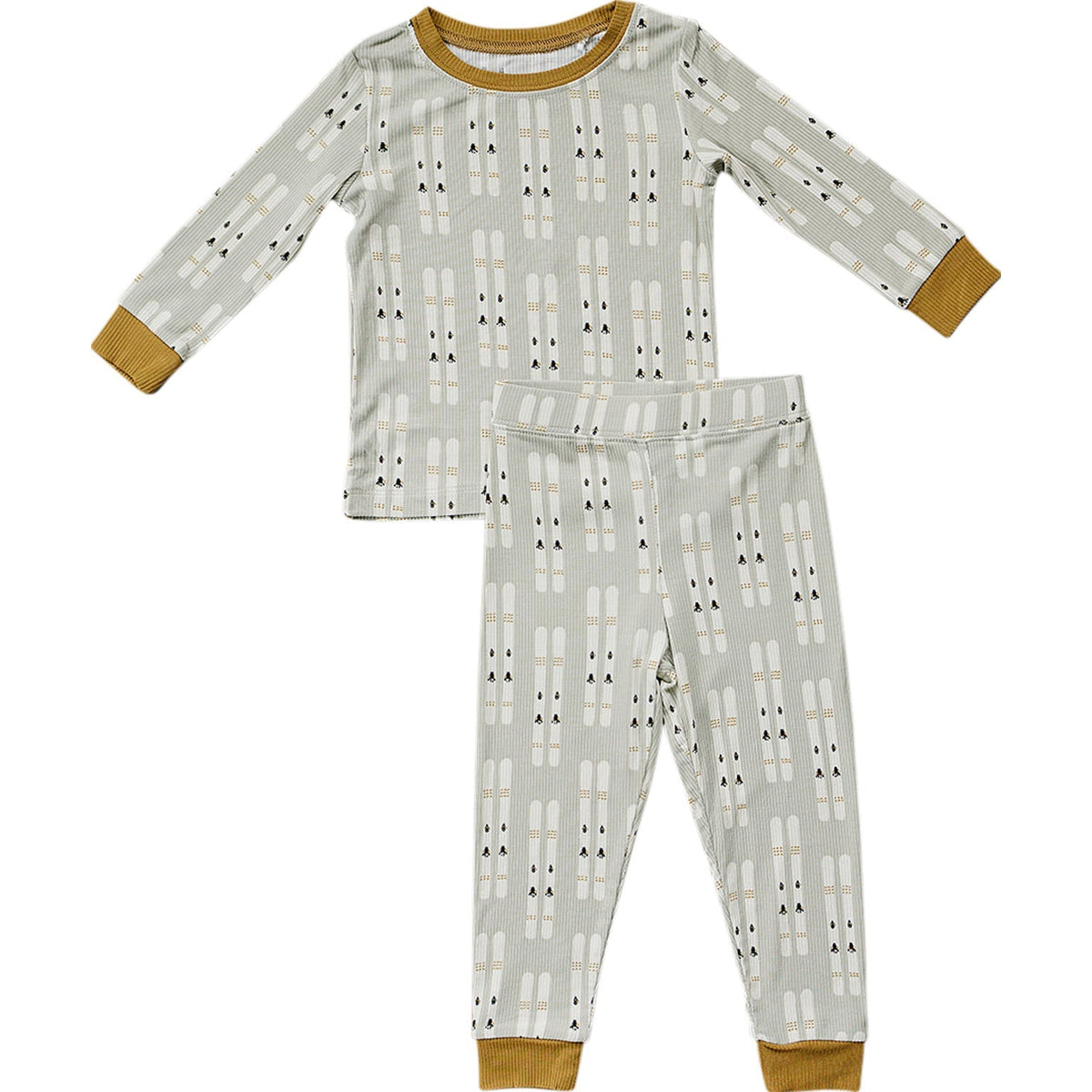 Ski Ribbed Bamboo Cozy Set - Nightwear, Pajamas, Child, Clothing, Pants | Everetts Place