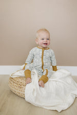 Mebie Baby Ski Ribbed Bamboo Zipper - 