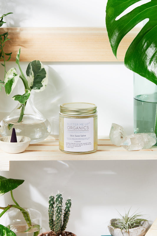 Organic Skin Save Salve for Rashes Fungal Infections and Bacterial Irritations Butter Me Up Organics