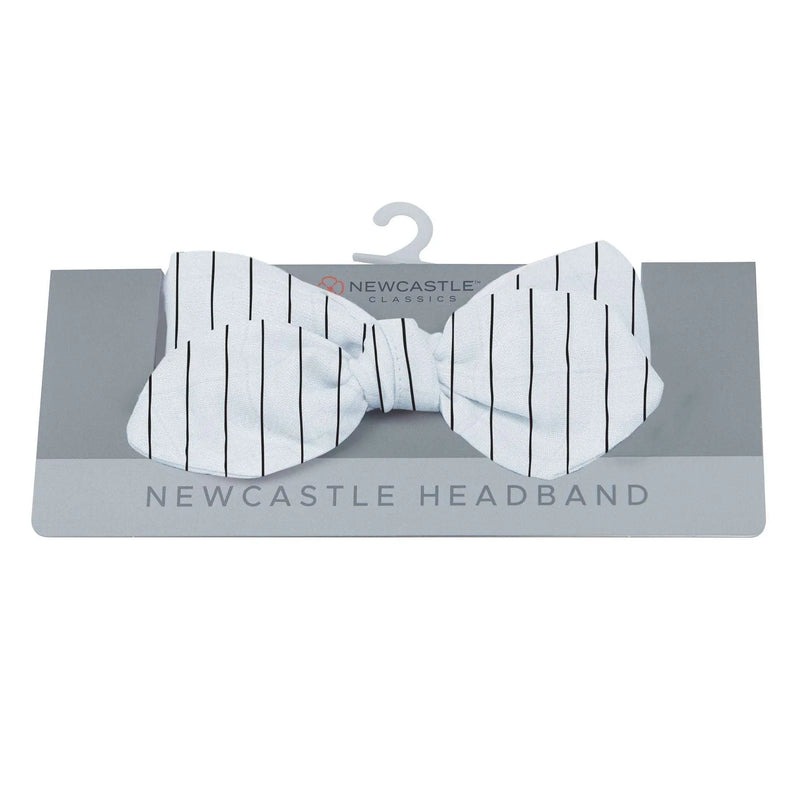Pencil Stripe Bamboo Headband, 100% bamboo, one size.