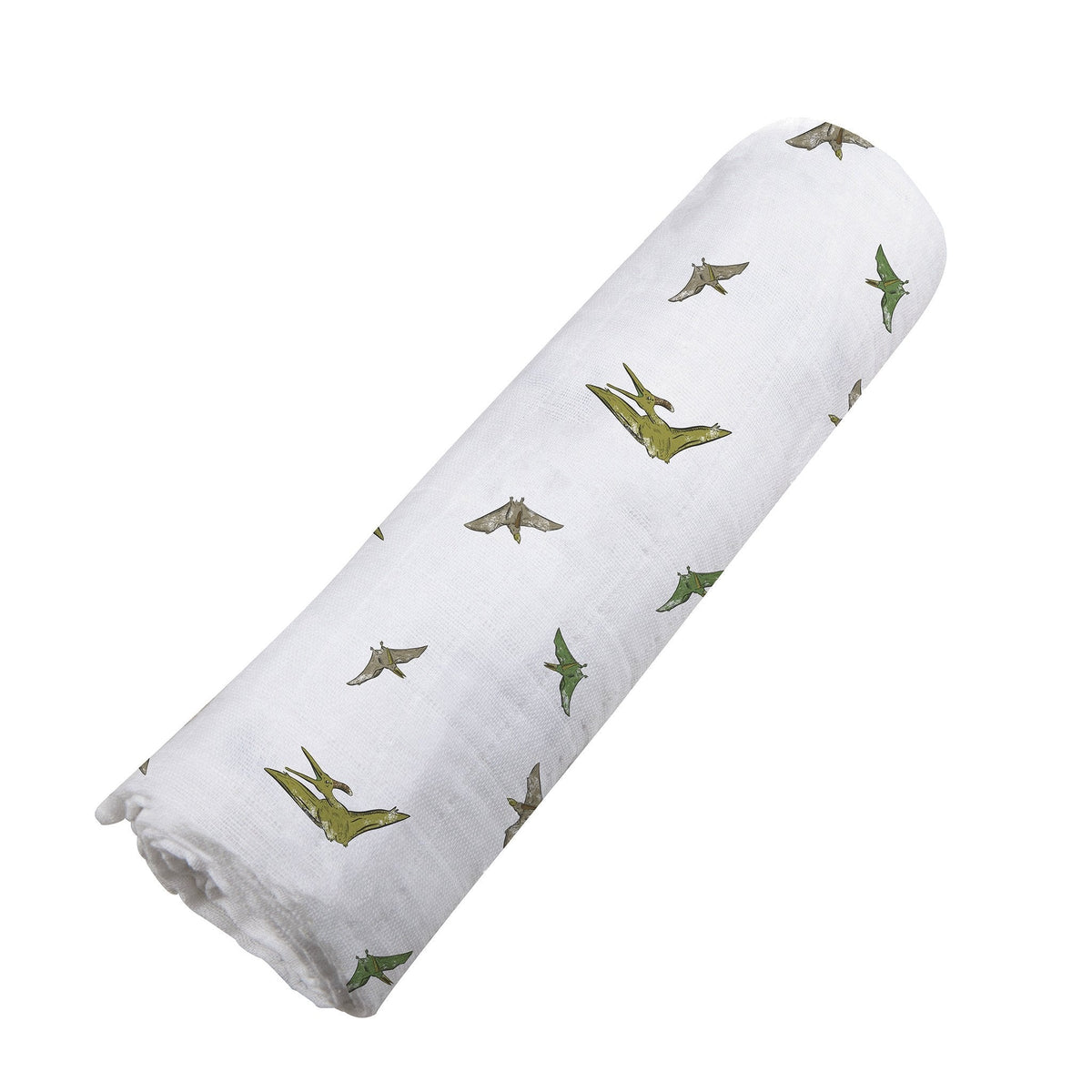 Pteranodon Cotton Muslin Swaddle by Newcastle Classics (view 3 of 4)