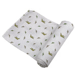 Pteranodon Cotton Muslin Swaddle by Newcastle Classics (view 2 of 4)
