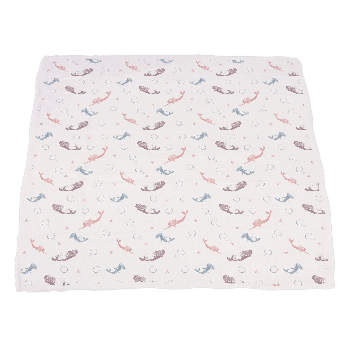 Mermaids and Scales Bamboo Muslin Newcastle Blanket by Newcastle Classics