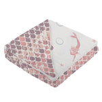Mermaids and Scales Bamboo Muslin Newcastle Blanket by Newcastle Classics