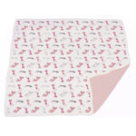 Playful Kitty and Candy Stripe Bamboo Muslin Newcastle Blanket by Newcastle Classics at Everetts Place