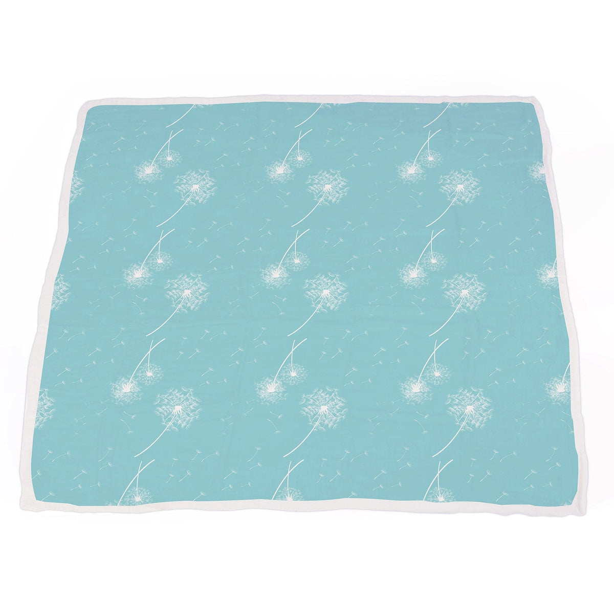 Corgi and Dandelion Seeds Bamboo Muslin Newcastle Blanket by Newcastle Classics at Everetts Place