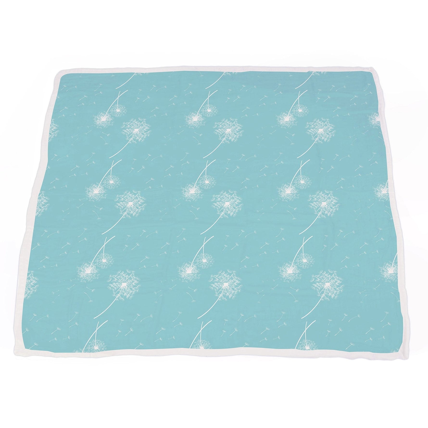 Corgi and Dandelion Seeds Bamboo Muslin Newcastle Blanket by Newcastle Classics at Everetts Place