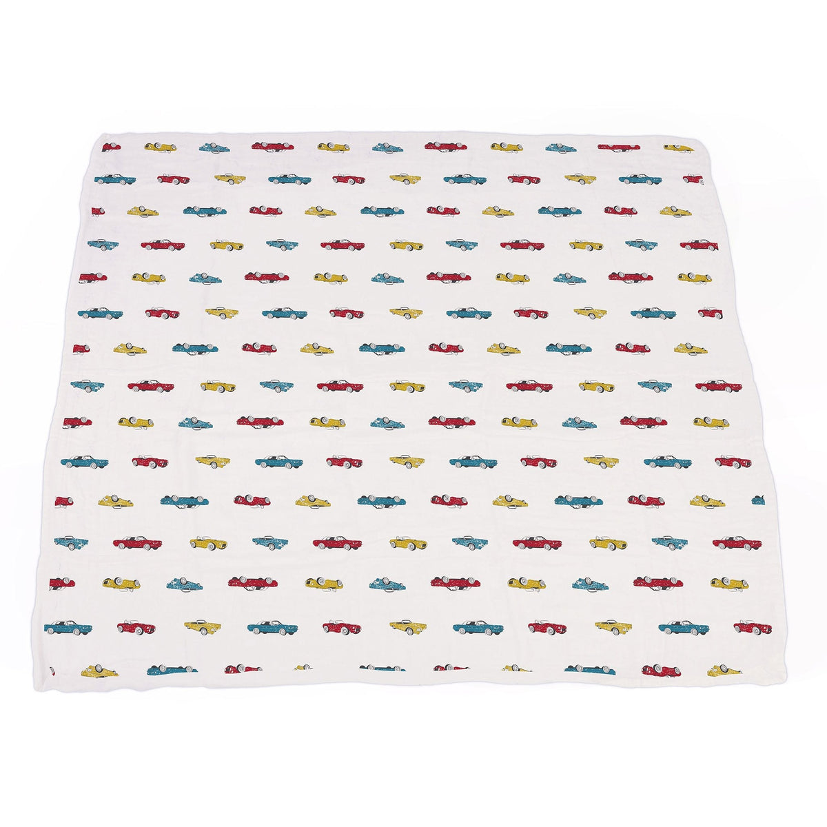 Vintage Muscle Cars and Motorcycles Bamboo Muslin Newcastle Blanket by Newcastle Classics at Everetts Place