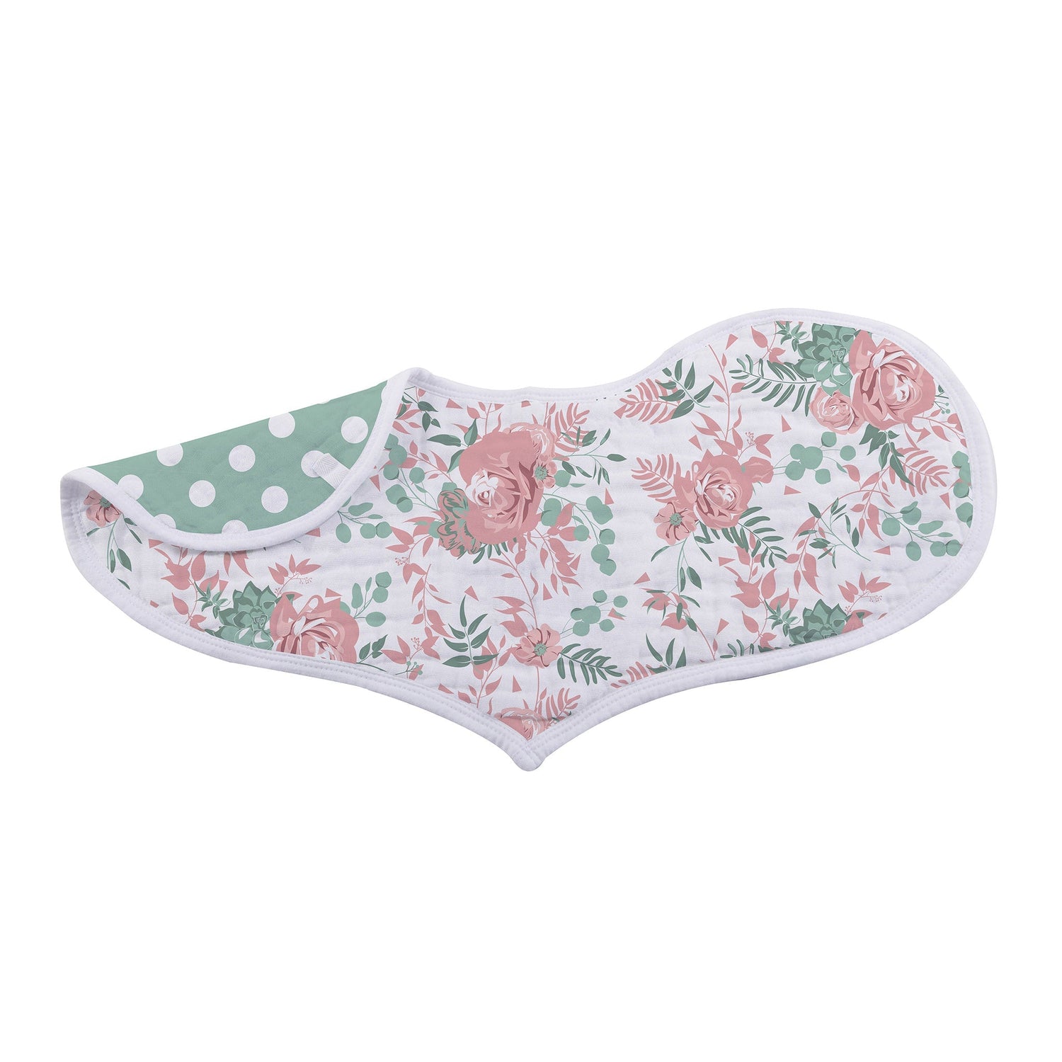 Desert Rose & Wild Horse Cotton Heart Bibs 2Pk by Newcastle Classics at Everetts Place