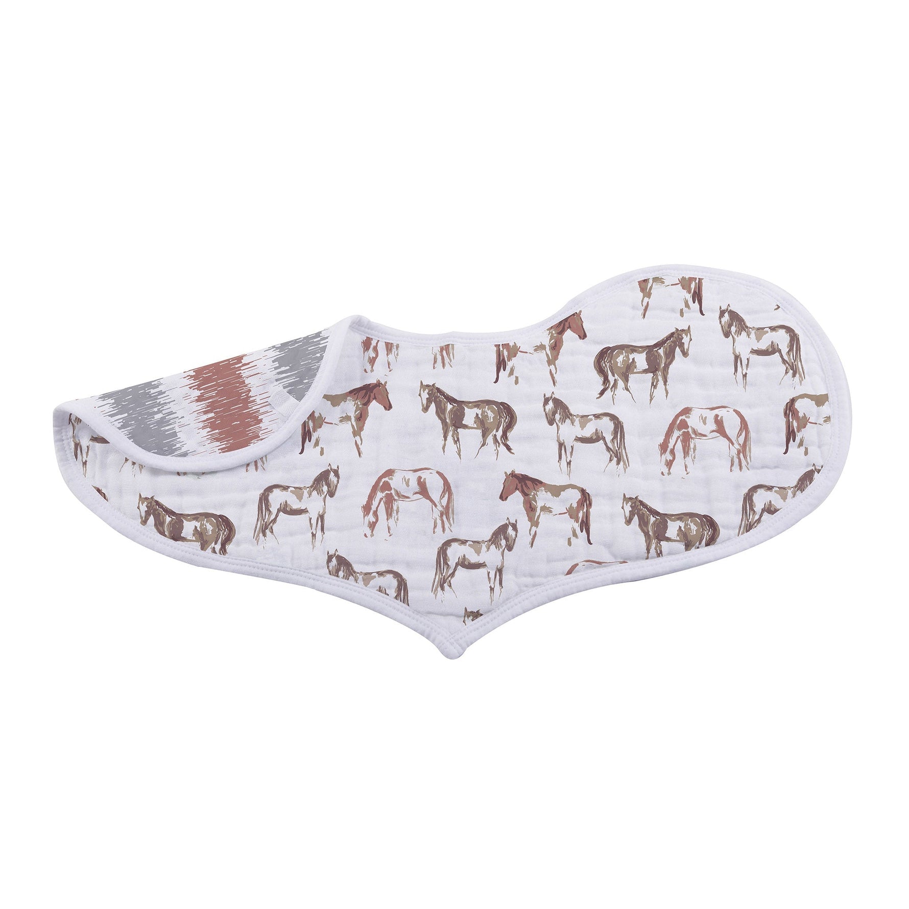 Cotton Muslin Bibs - Desert Rose & Wild Horse by Newcastle Classics
