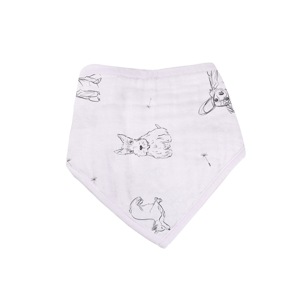 Dandelions Bamboo Bandana Bib 4PK by Newcastle Classics at Everetts Place
