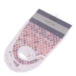 Three bamboo muslin baby bibs with an under-the-sea pattern, each with three front snaps