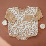 Little Joy Co. Skulls Bamboo Bubble Romper with Chest Pocket Graphic - Everetts Place Boutique - 