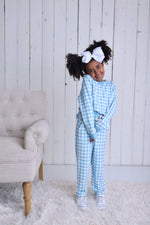 DREAM BIG LITTLE CO SKY BLUE GINGHAM DREAM PULLOVEREveretts Place