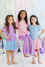 Mila & Rose ® Sky Blue Scrunchy Twirl Skort - 