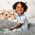 Bamboo Pajamas, Skye Checks, Short Sleeve by Bestaroo