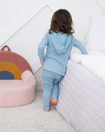 Relaxed fit baby joggers in a solid color with elastic waistband and drawstring ties