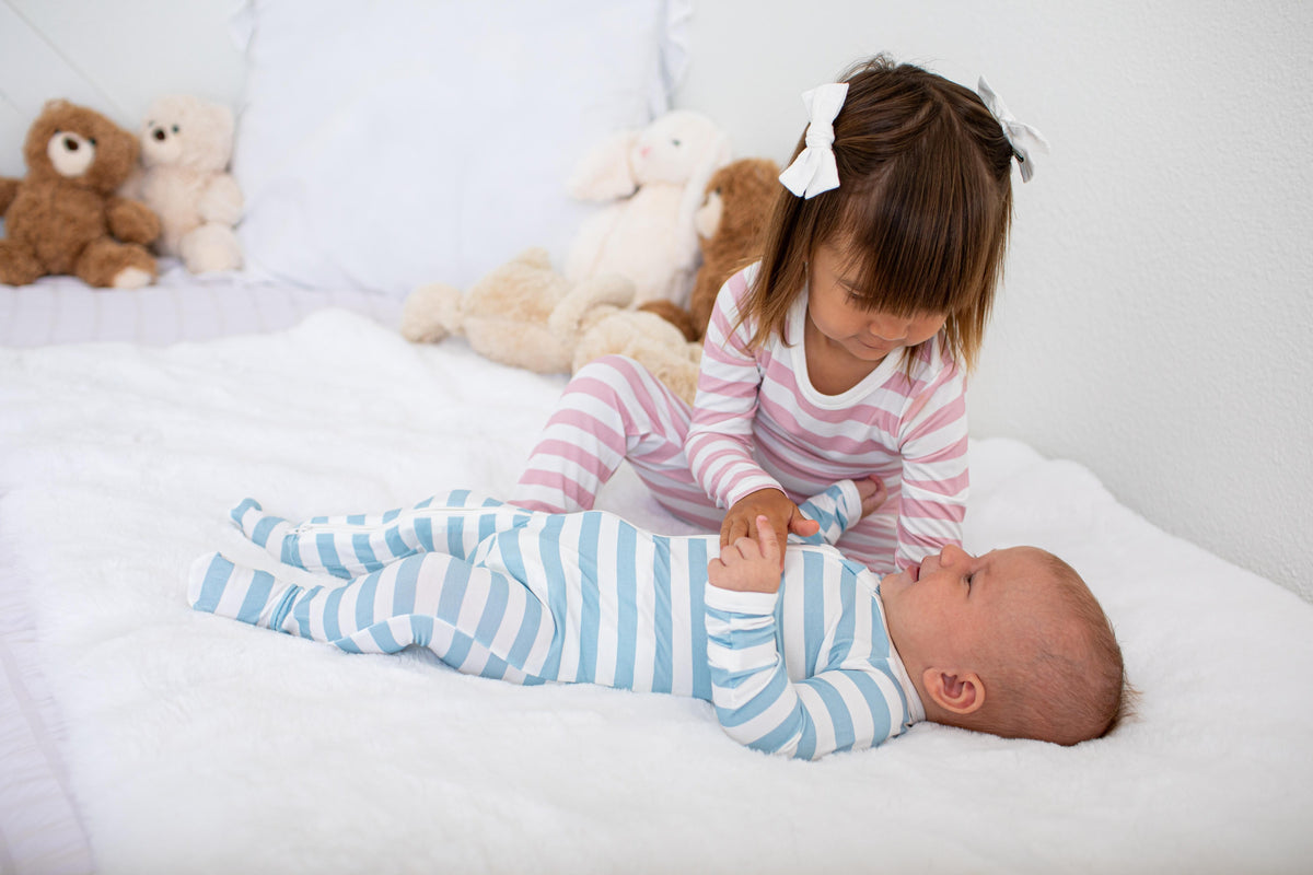 Skye Stripes Footie by Bestaroo