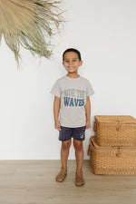 Mebie Baby Slate Anchor Pocket Shorts - 