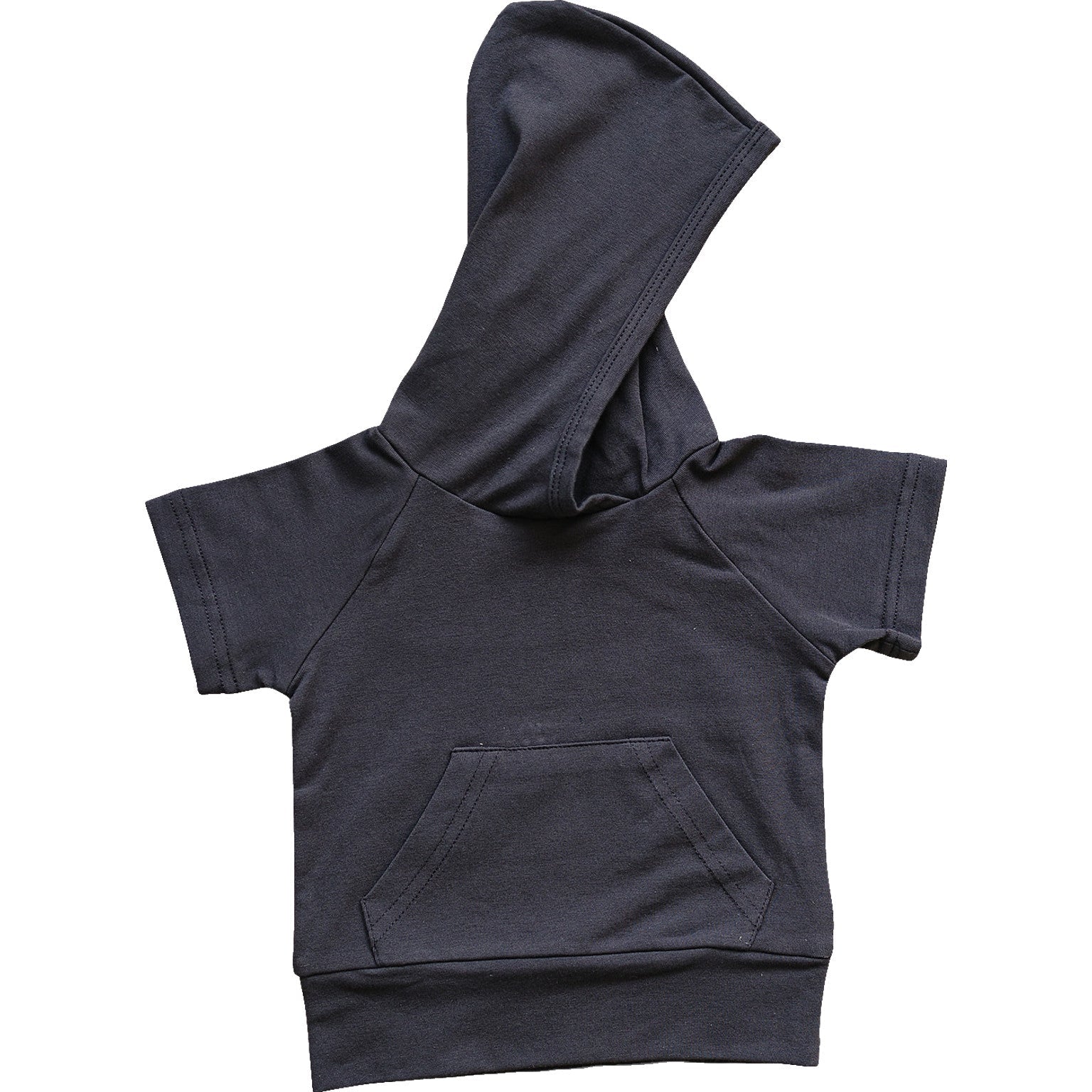Mebie Baby Slate Hooded Tee For Baby By Mebie Baby Soft Breathable Cotton - 